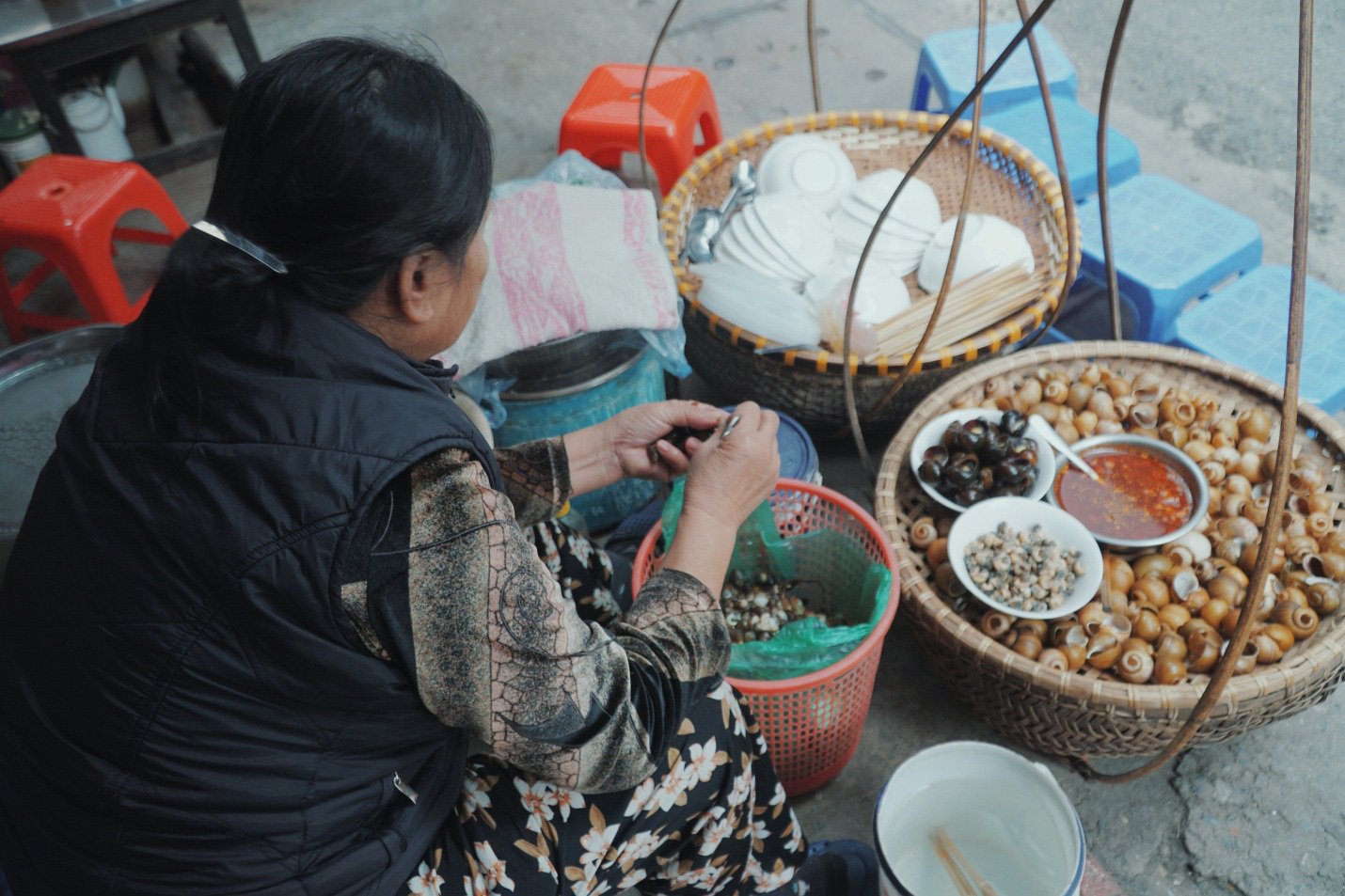 Bún ốc nguội Hà Nội